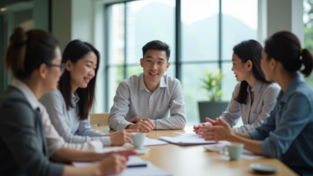 Team collaboration on financial planning and savings strategies